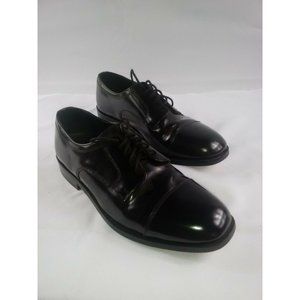 Nunn Bush Dress Flex 83522 Black Leather Cap Toe
